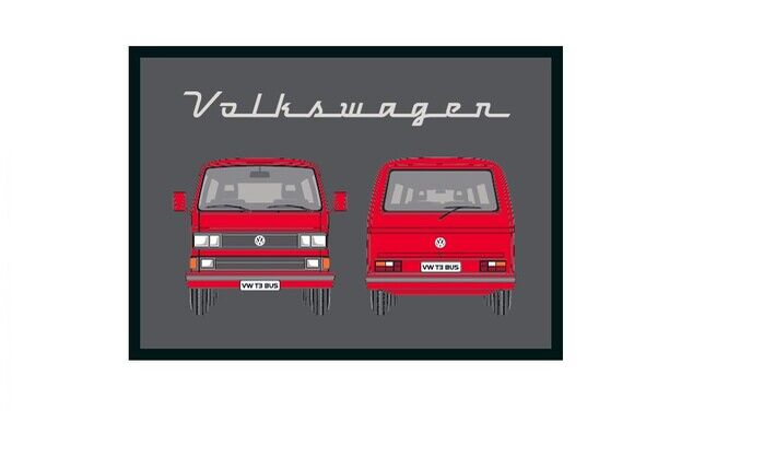 Volkswagen T3 Fußmatte, rot