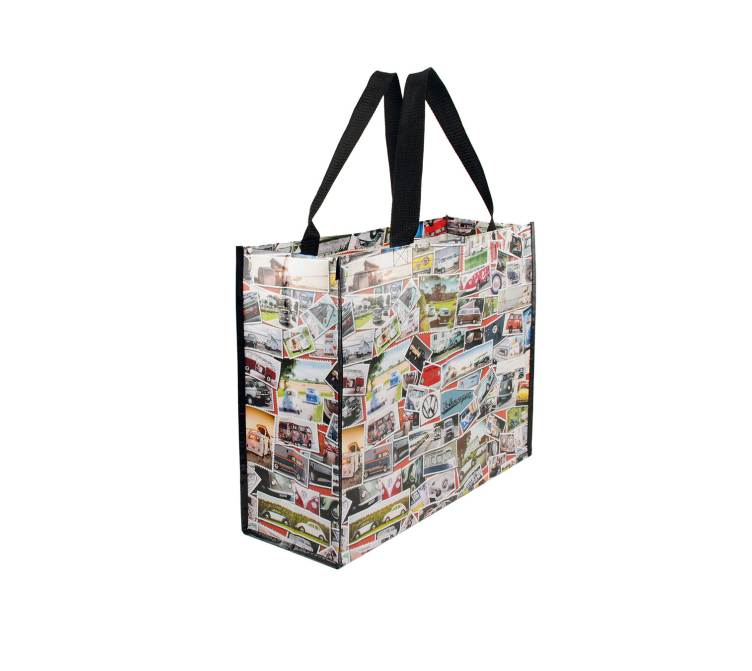 Volkswagen Bulli Shopper Bag groß "Briefmarken"