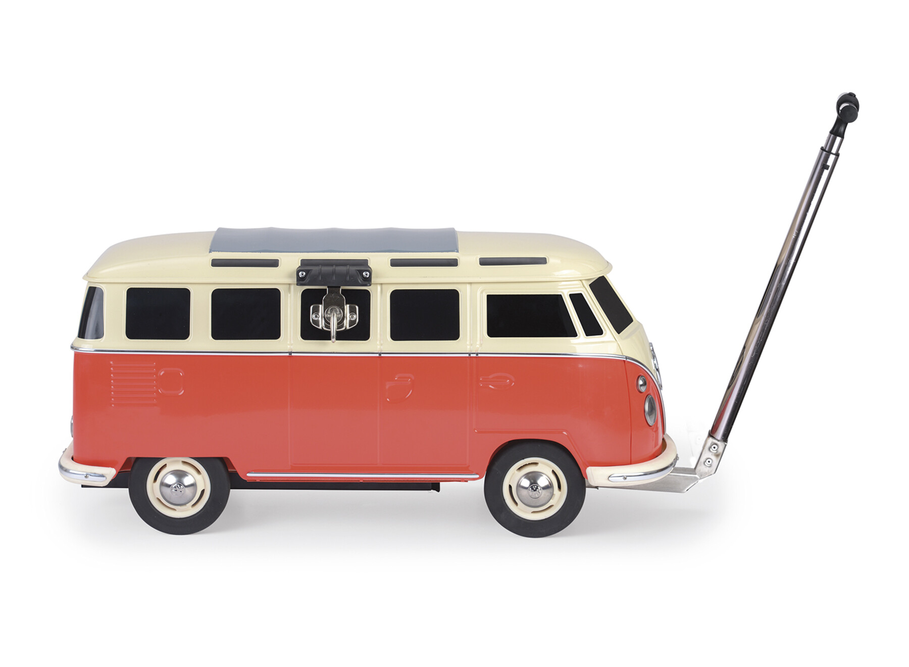 Volkswagen T1 Bus fahrbare Kühlbox - rot