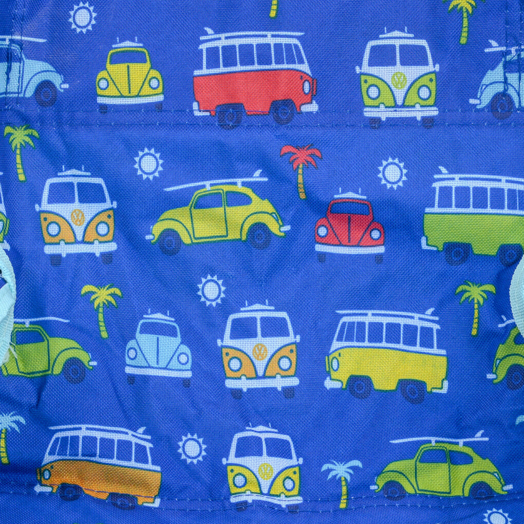 Volkswagen T1 Kinder Campingsessel mit Tragetasche, blau