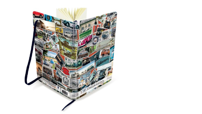 Volkswagen Bulli Notizbuch "Stamps"