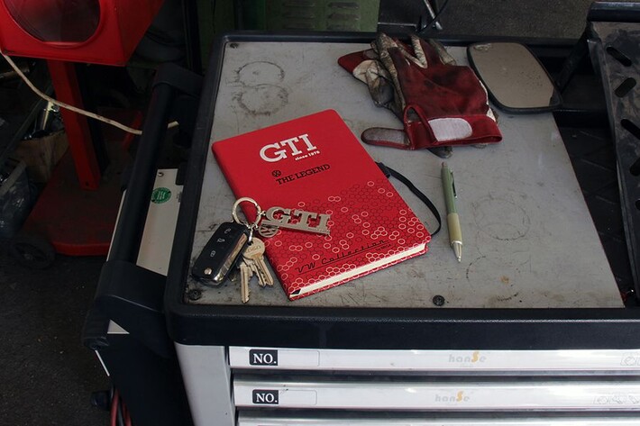 Volkswagen GTI Notizbuch DIN A5 "The Legend", rot