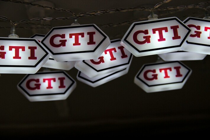 Volkswagen GTI Lichterkette, weiß