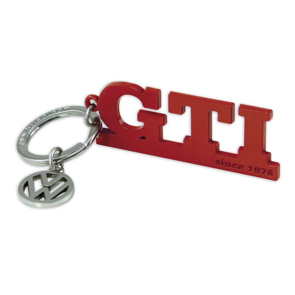 Volkswagen GTI Schlüsselanhänger "Since 1976", rot