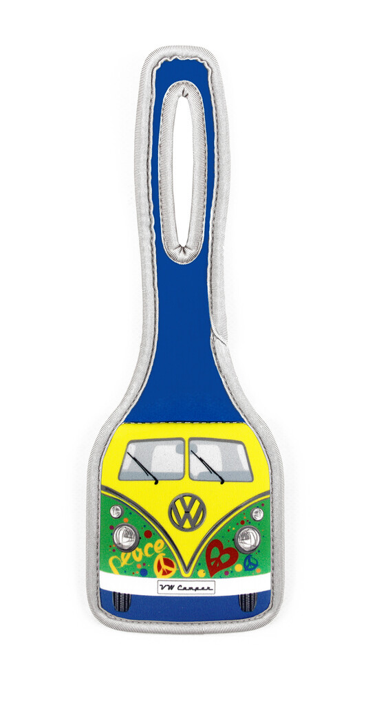Volkswagen Bulli Kofferanhänger, grün/Peace