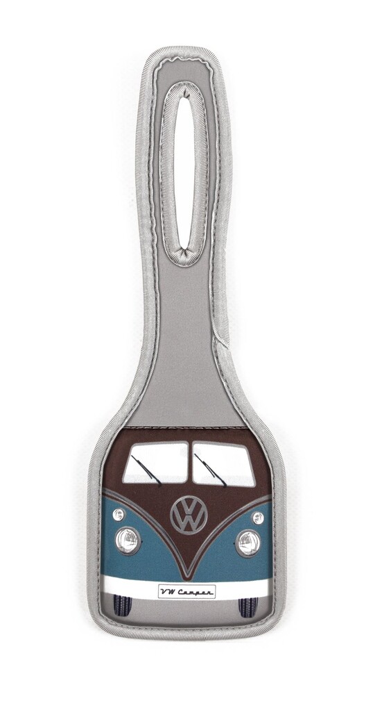 Volkswagen Bulli Kofferanhänger, petrol/braun