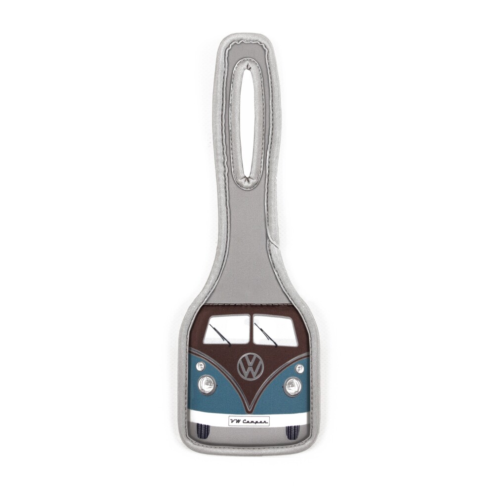 Volkswagen Bulli Kofferanhänger, petrol/braun