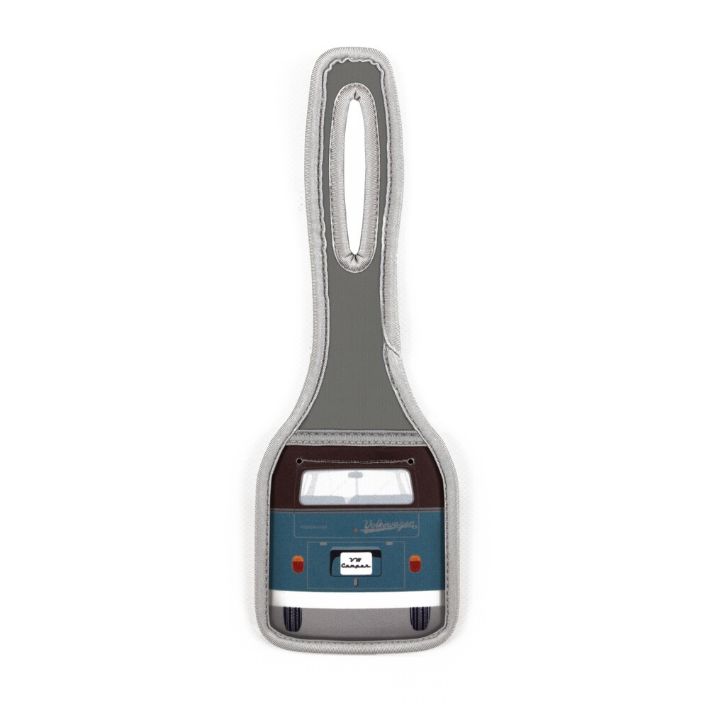 Volkswagen Bulli Kofferanhänger, petrol/braun