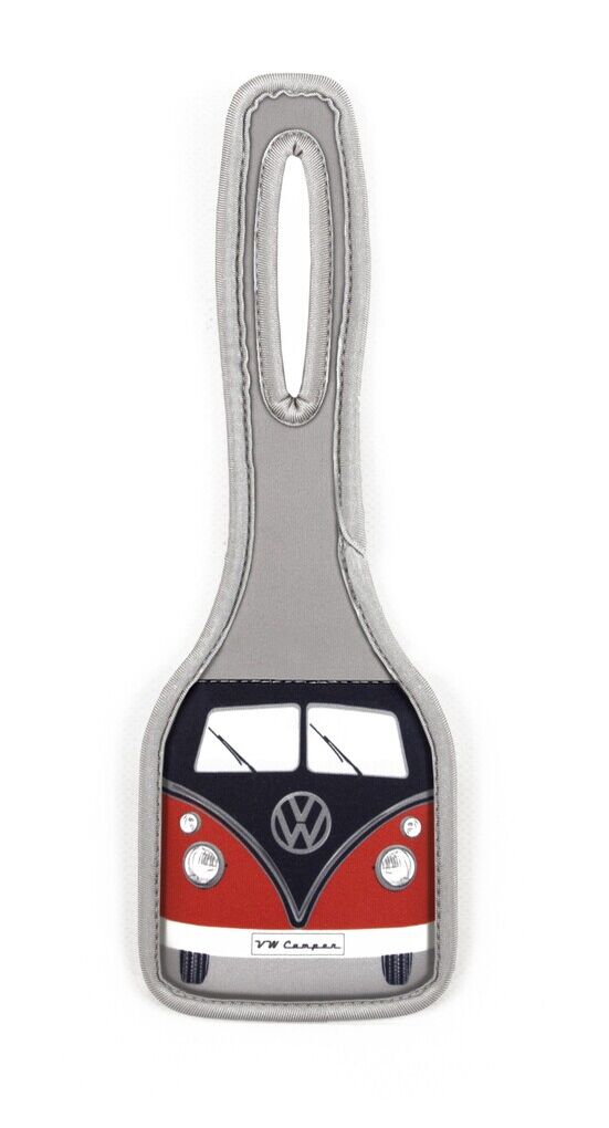 Volkswagen Bulli Kofferanhänger, schwarz/rot
