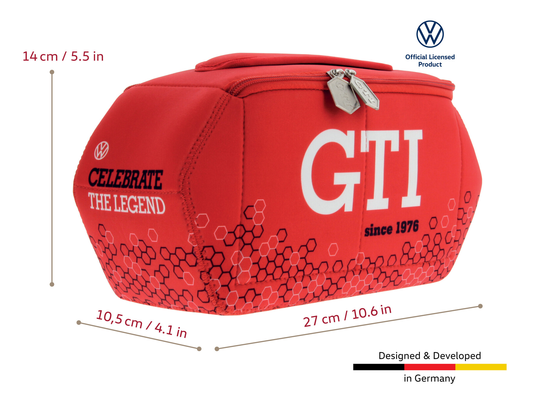 Volkswagen GTI Universaltasche Neopren, rot