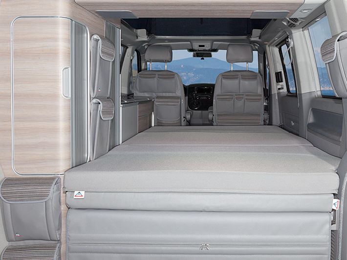BRANDRUP® iXTEND® PAD + iXTEND® Allround Faltbett für T5 California (ohne Beach)