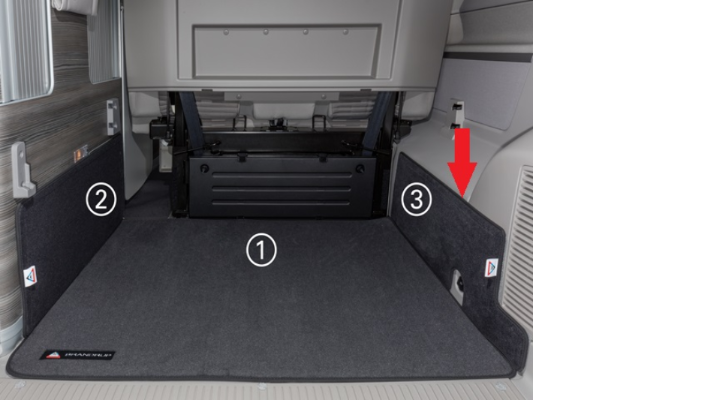 BRANDRUP® Schutzmatte für rechte Seite Fzg.-Verkleidung für T5/T6/T6.1 California
