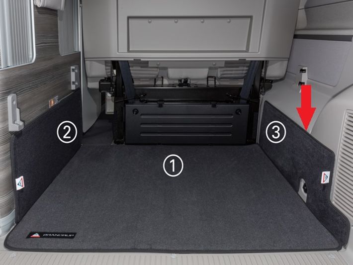BRANDRUP® Schutzmatte für rechte Seite Fzg.-Verkleidung für T5/T6/T6.1 California