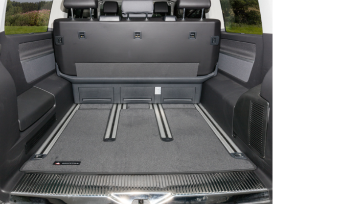 BRANDRUP® Veloursteppich für Heckladeraum für T5/T6/T6.1 mit 3er-Bank