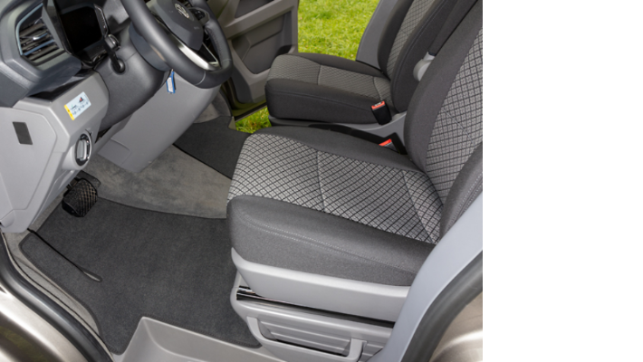 BRANDRUP® Veloursteppich für T6.1 L0L mit Clipbefestigung