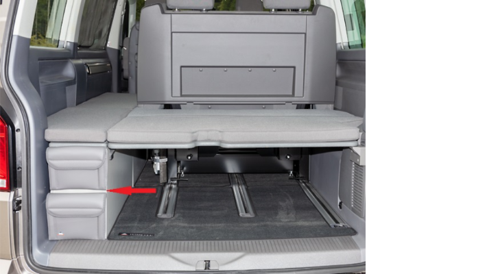 BRANDRUP® UTILITY® für Staukasten hinten für T6.1 California Beach