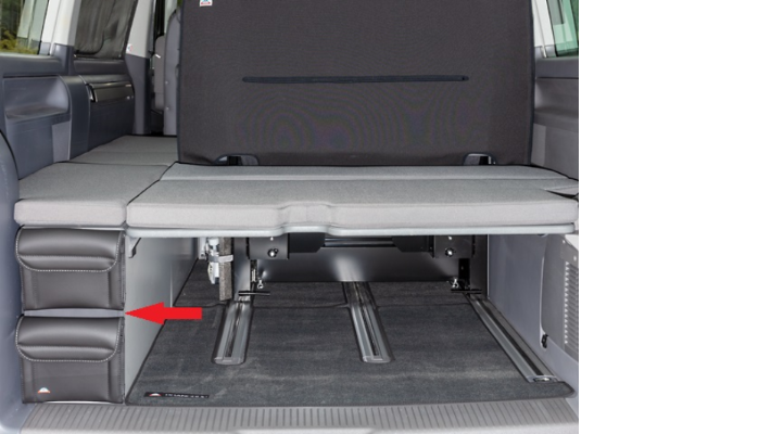 BRANDRUP® UTILITY® für Staukasten hinten für T6.1 California Beach