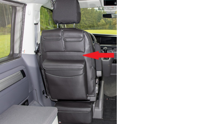 BRANDRUP® UTILITY® für Fahrersitz mit Multibox Maxi für T5/T6/T6.1