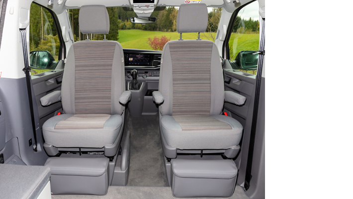 BRANDRUP® Sitzbezüge für Fahrerhaussitze mit SAB für T6/T6.1