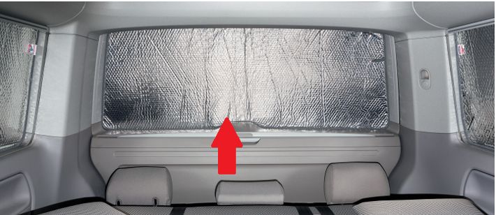 BRANDRUP® ISOLITE® Inside Heckklappenfenster mit Einfachverglasung für T5