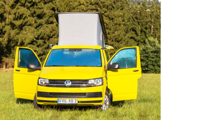 BRANDRUP® ISOLITE® Inside für Fahrerhausfenster beim T5, 3-teilig