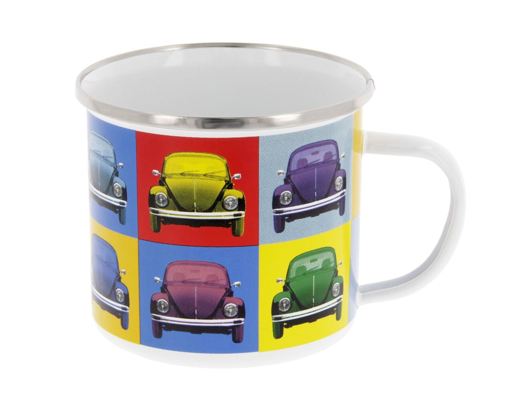 Volkswagen Käfer Emaillebecher, 500 ml
