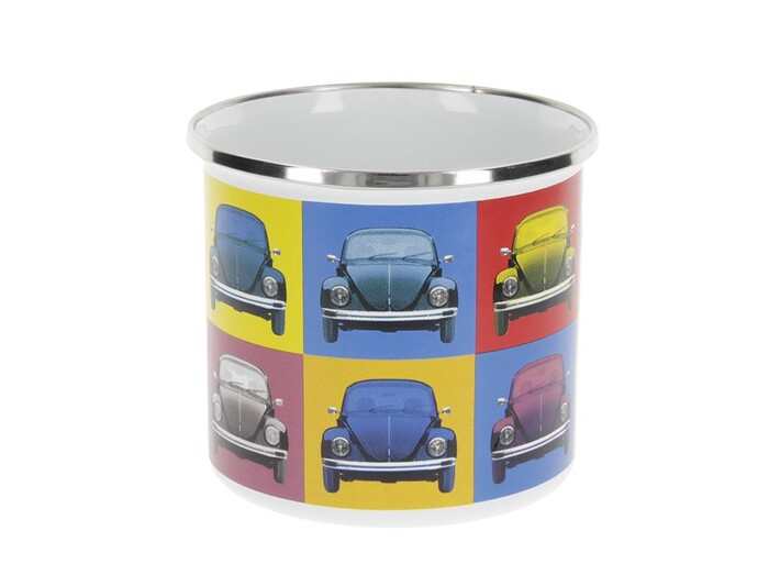 Volkswagen Käfer Emaillebecher, 500 ml
