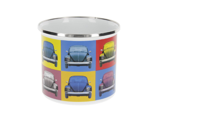 Volkswagen Käfer Emaillebecher, 500 ml