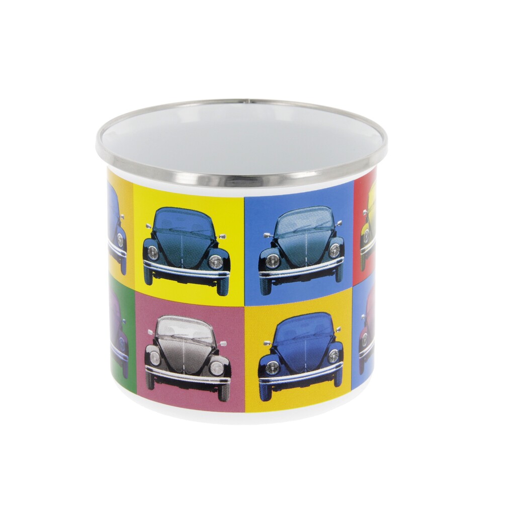 Volkswagen Käfer Emaillebecher, 500 ml