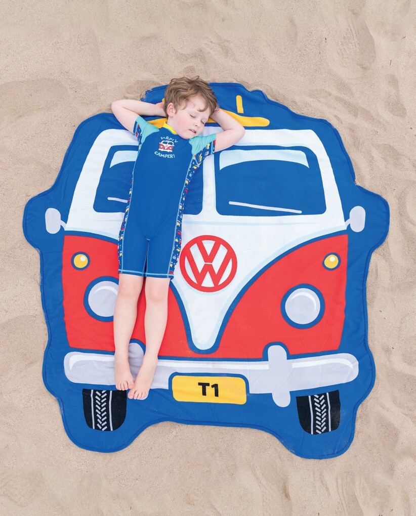Volkswagen Bulli Kinder Strandtuch