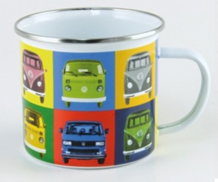 Volkswagen Bulli Emaillebecher-Set