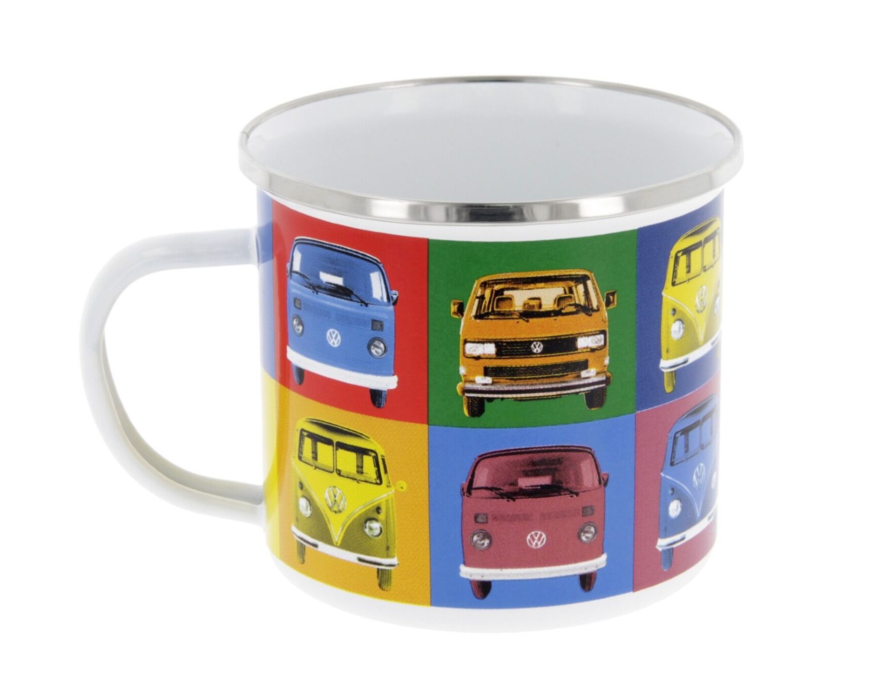 Volkswagen Bulli Emaillebecher-Set