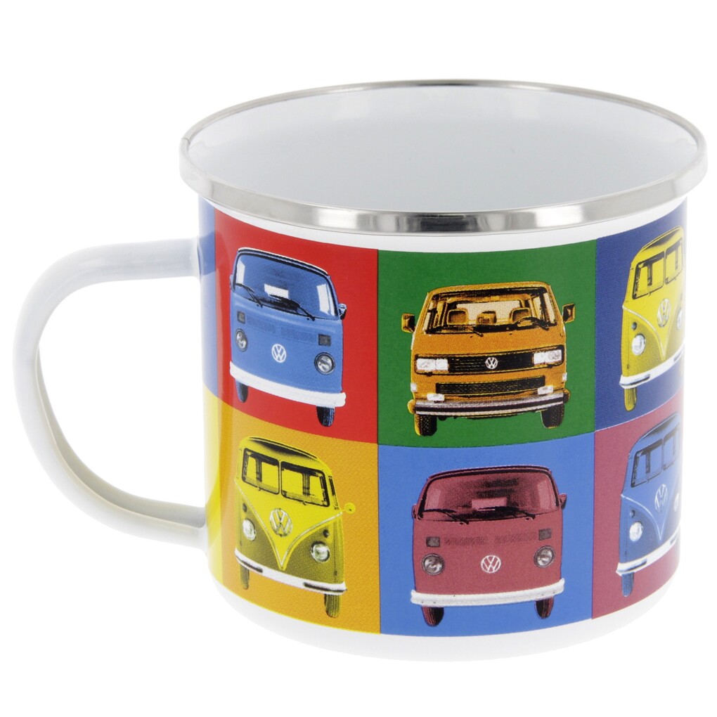 Volkswagen Bulli Emaillebecher-Set