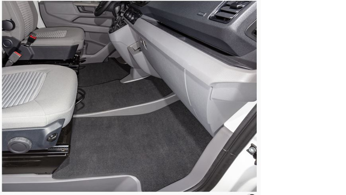 BRANDRUP® Veloursteppich Fahrerhaus, 3-teilig für Grand California bis Mj.2021