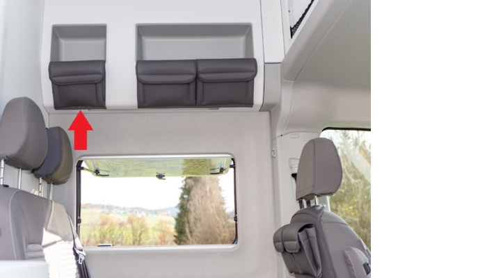 BRANDRUP® UTILITY® für Ablageschrank über Sitzgruppe links, Grand California 680
