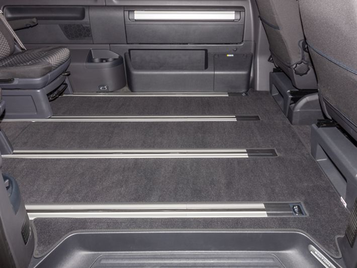 BRANDRUP® Veloursteppich Fahrgastraum für T6.1 California Beach/Tour/Camper