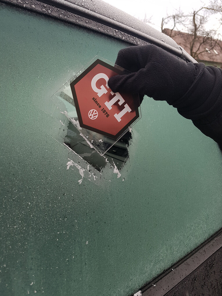 Volkswagen GTI Eiskratzer, rot