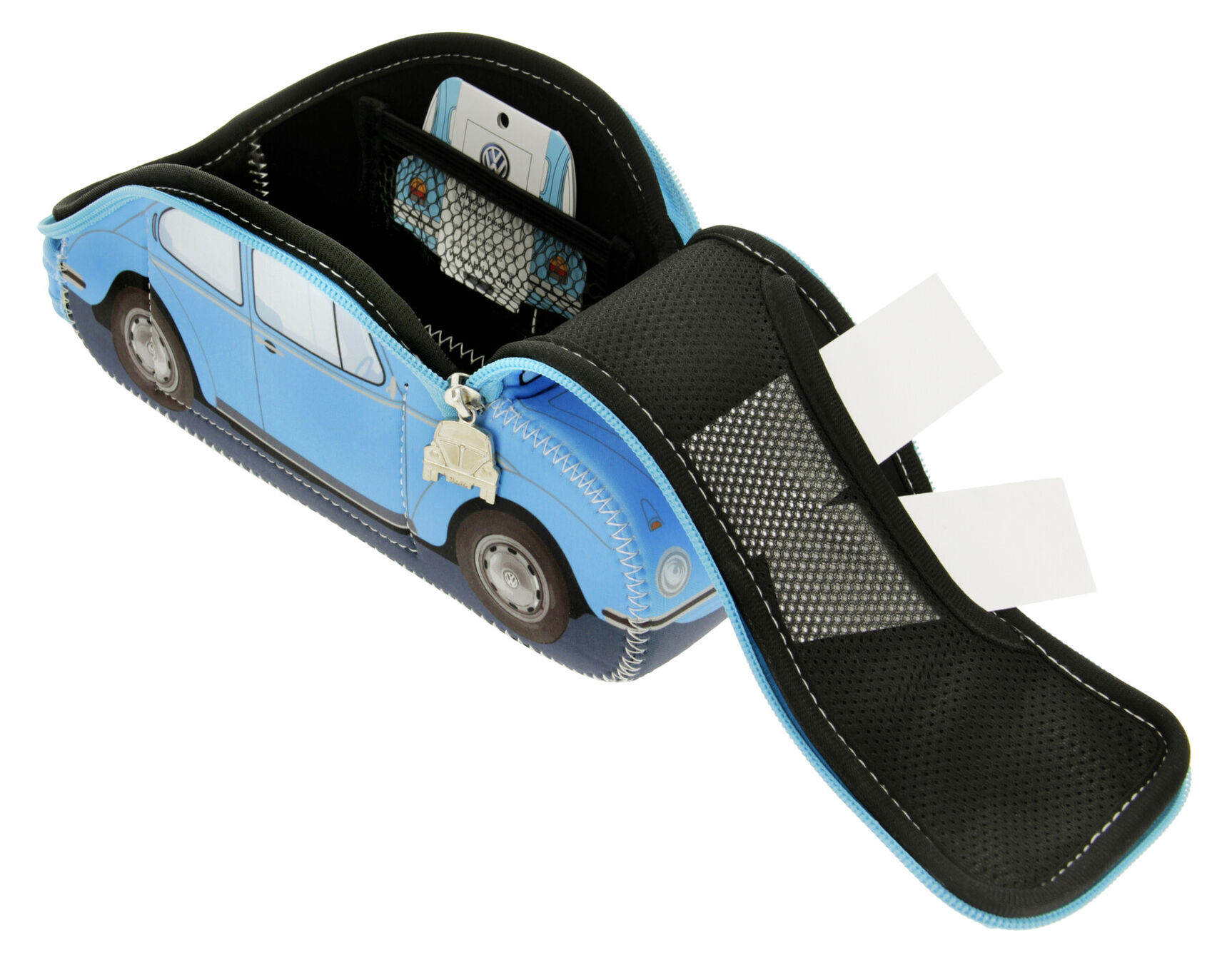 Volkswagen Käfer Neoprenmäppchen klein, hellblau