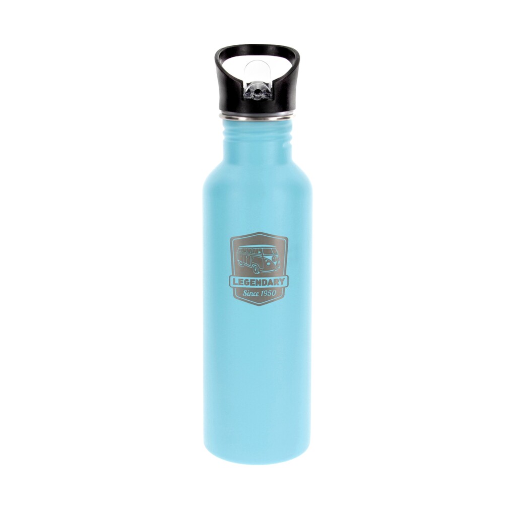 Volkswagen Edelstahl Trinkflasche, 735 ml, türkis