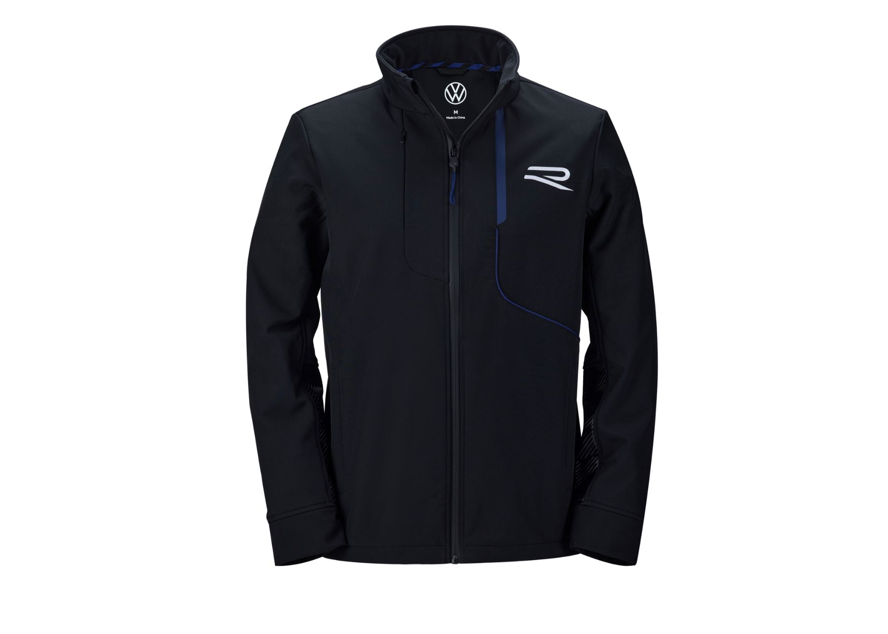 Volkswagen R Herren Softshelljacke, schwarz