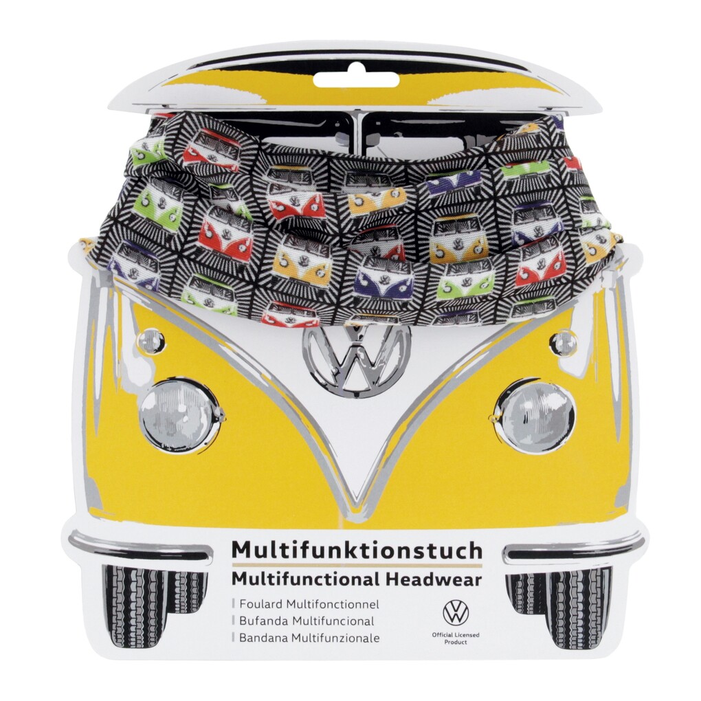 Volkswagen Multifunktionstuch, Bulli, bunt