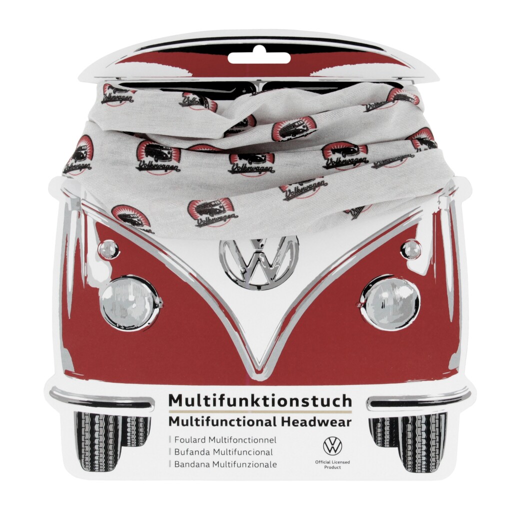 Volkswagen Multifunktionstuch, Bulli, weiß