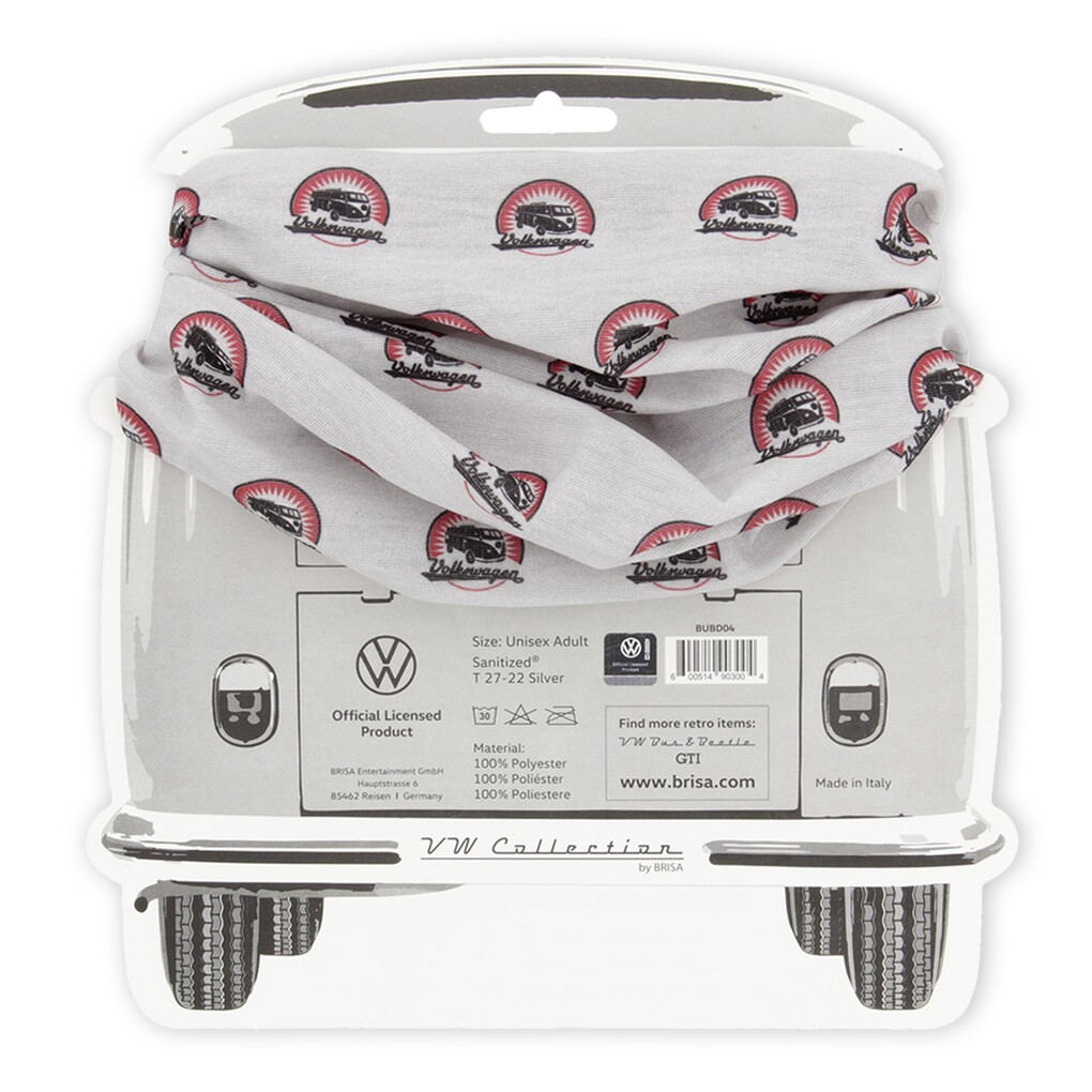 Volkswagen Multifunktionstuch, Bulli, weiß
