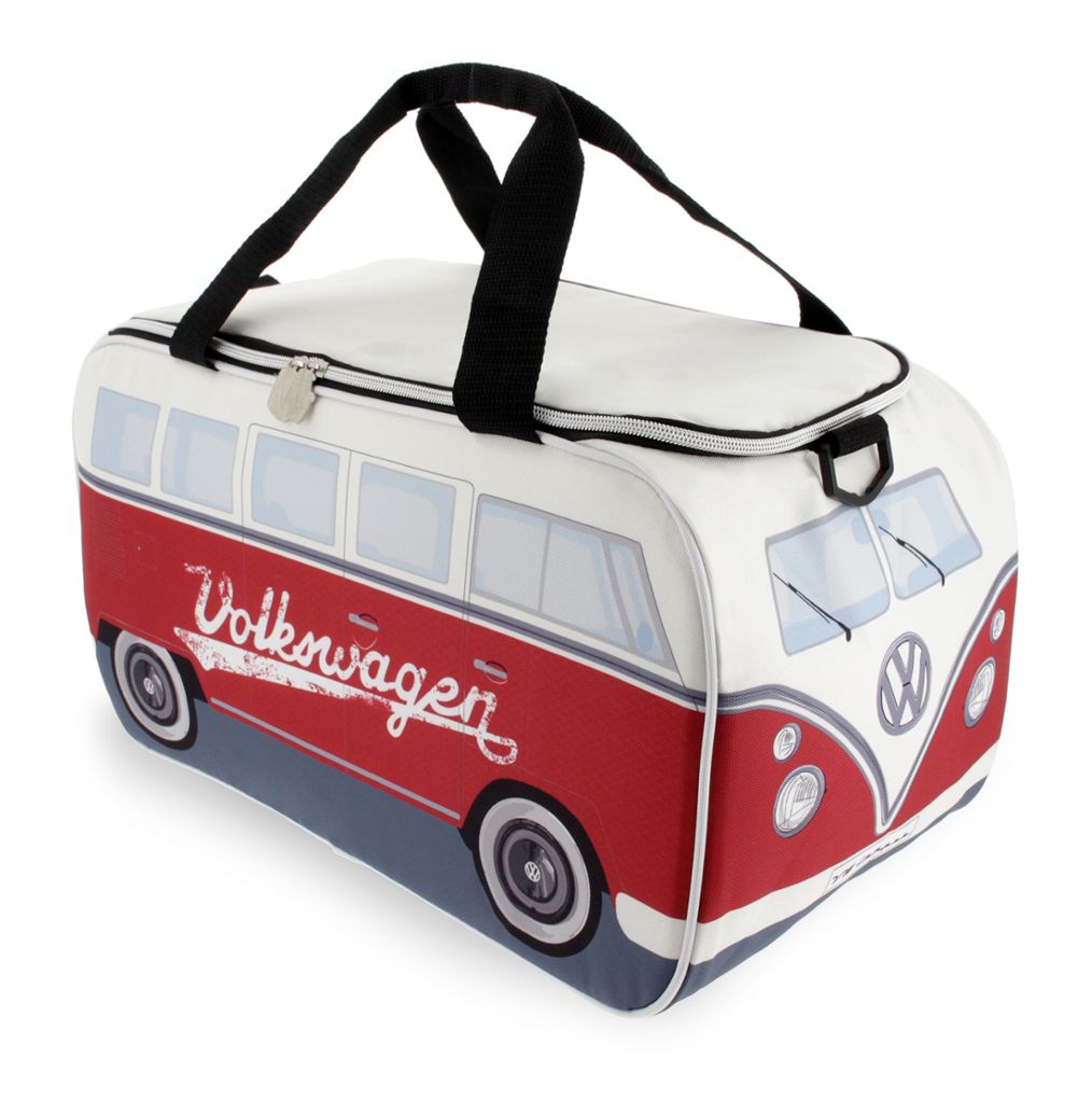 Volkswagen T1 Bus Kühltasche, 25l, Weiß/Rot