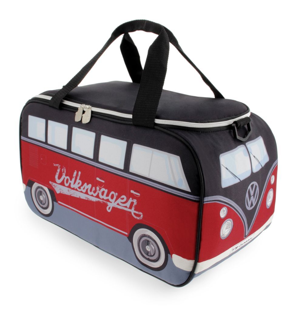 Volkswagen T1 Bus Kühltasche, 25l, Rot/Schwarz