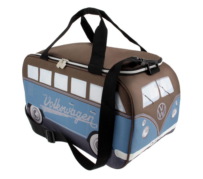 Volkswagen T1 Bus Kühltasche, 25l, Petrol/Braun