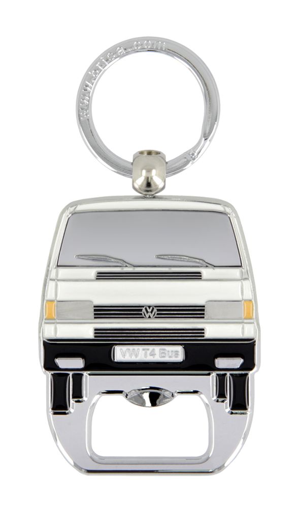 Volkswagen T4 Bus Schlüsselanhänger m. Flaschenöffner weiß