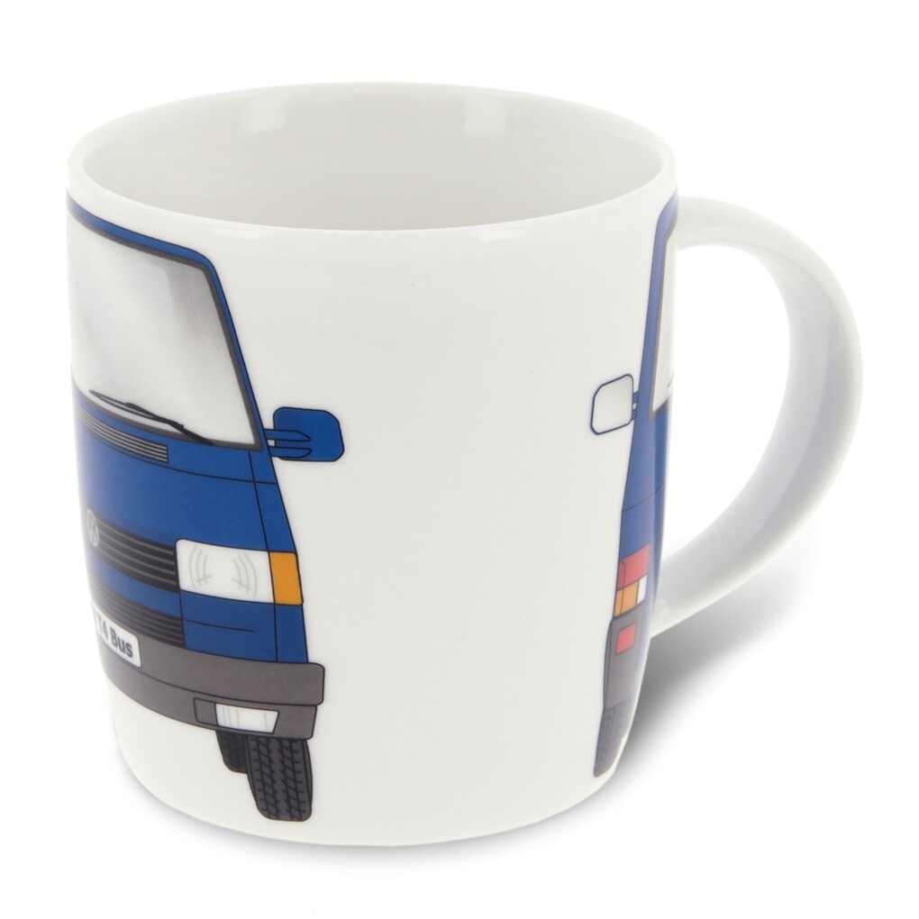 Volkswagen T4 Bus Kaffeetasse in Geschenkbox blau