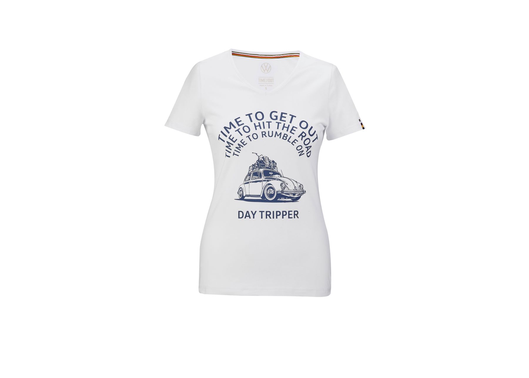 Volkswagen Damen T-Shirt, Heritage, weiß