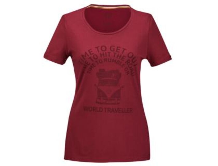 Volkswagen Damen T-Shirt, Heritage, bordeaux